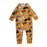 Pamuklu bebek tulumu (organik)